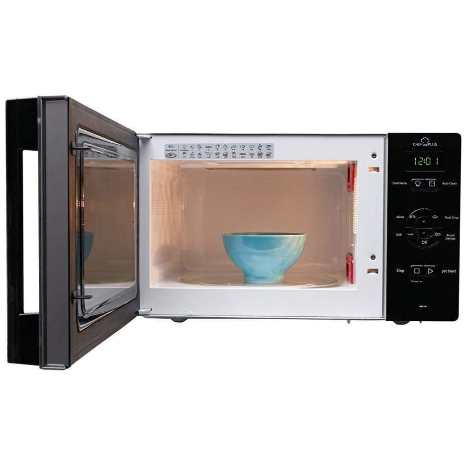 Whirlpool MCP345SL ChefPlus Forno a Microonde con Grill 25 L, 800 W, Display Digitale, Argento