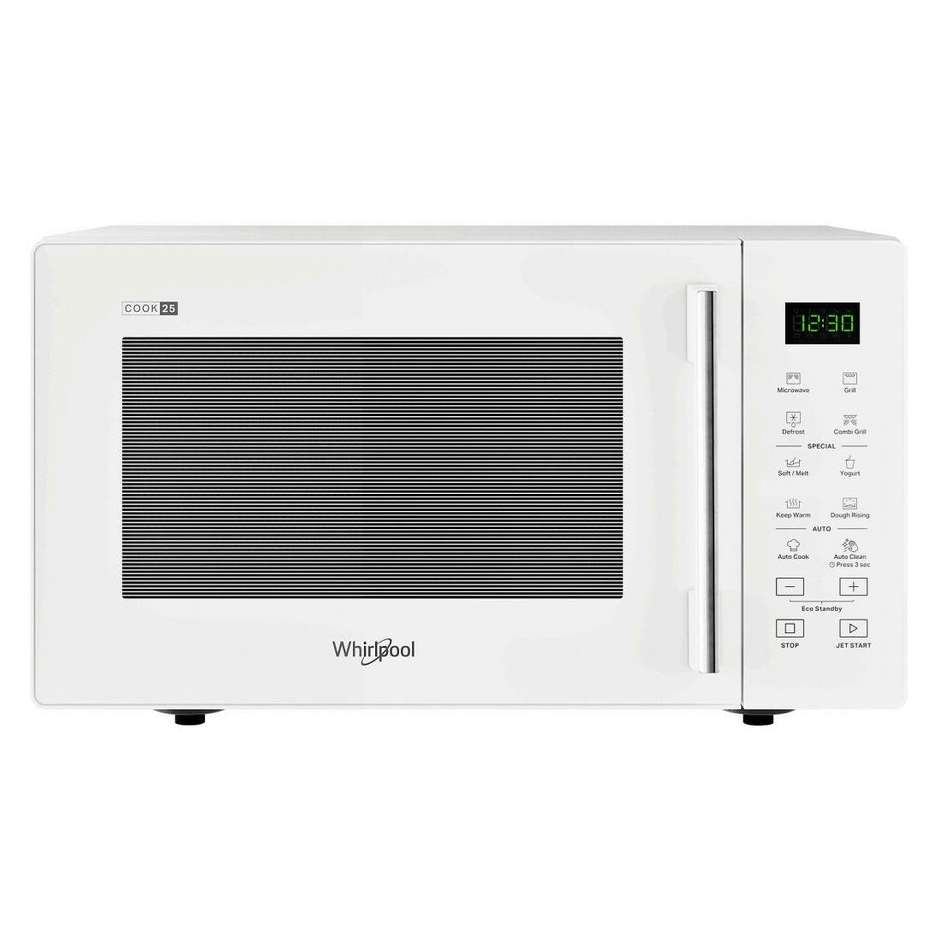 Whirlpool MWP 253 W Cook 25 Forno a Microonde con Grill 25 L Potenza 900 W Grill 1000 W Bianco