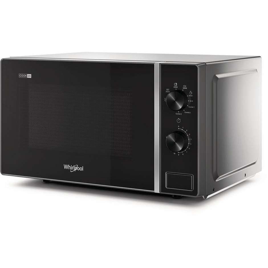 Whirlpool MWP103SB Forno a Microonde con Grill 20-25 Litri Nero