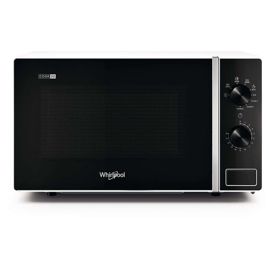 Whirlpool MWP103W Forno a Microonde Combinato con Grill 1000W Cavità 20L 700W Bianco
