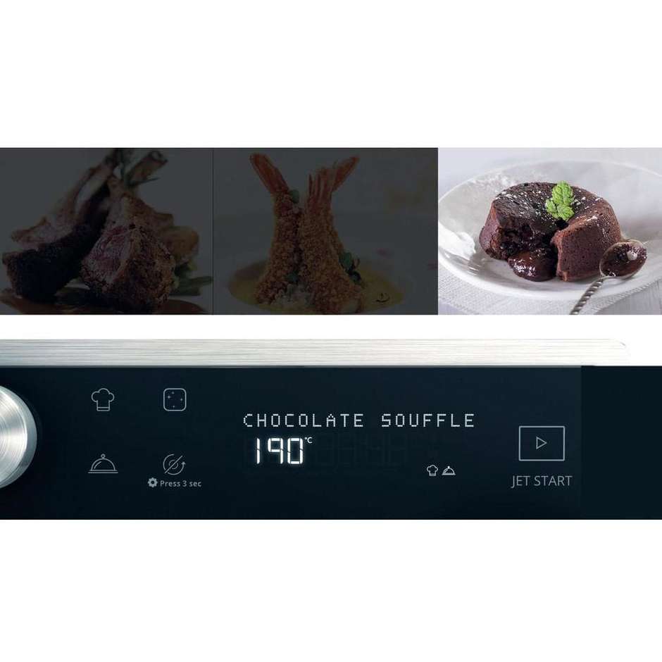Whirlpool MWSC 9133 SX microonde combinato 33 L, 1000 W, nero e inox