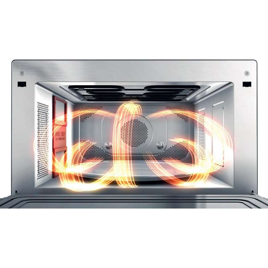 Whirlpool MWSC 9133 SX microonde combinato 33 L, 1000 W, nero e inox