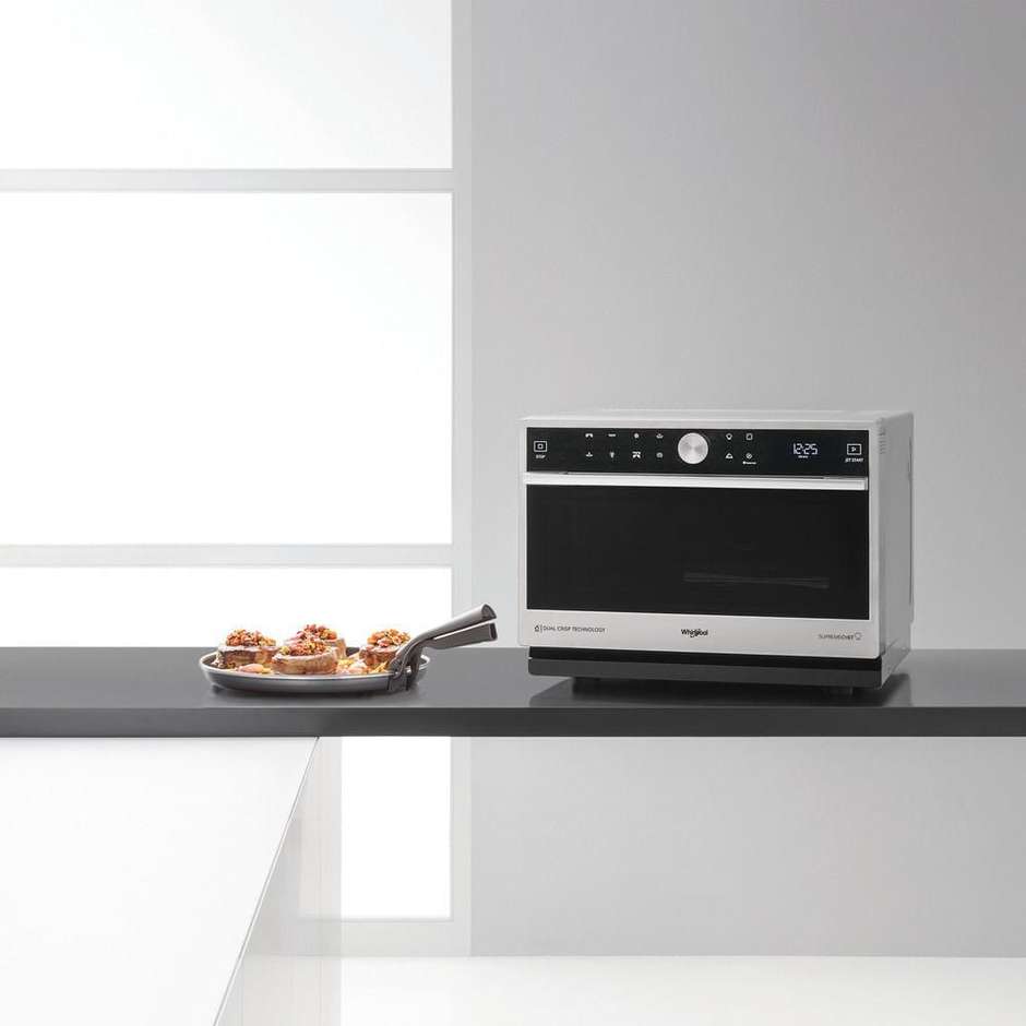 Whirlpool MWSC9133SX Forno a Microonde con Grill 20-25 Litri Nero