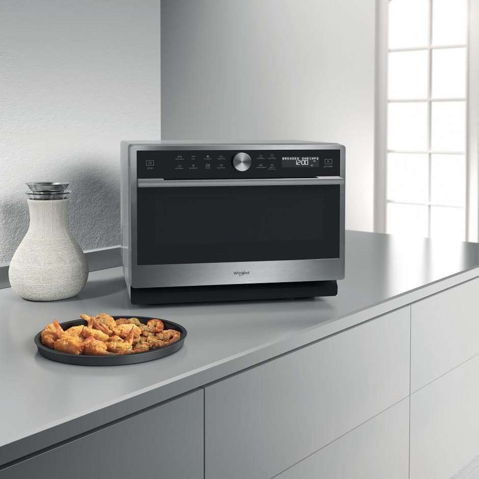 Whirlpool MWSC9133SX Forno a Microonde con Grill 20-25 Litri Nero
