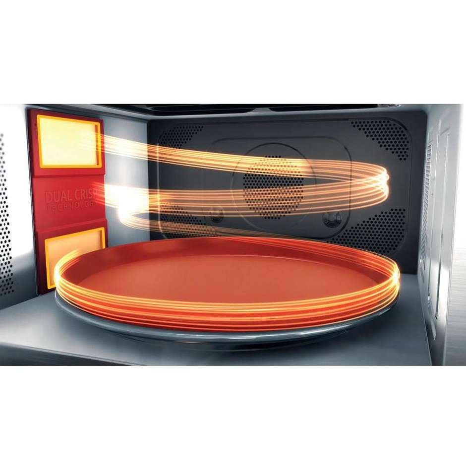 Whirlpool MWSC9133SX Forno a Microonde con Grill 20-25 Litri Nero