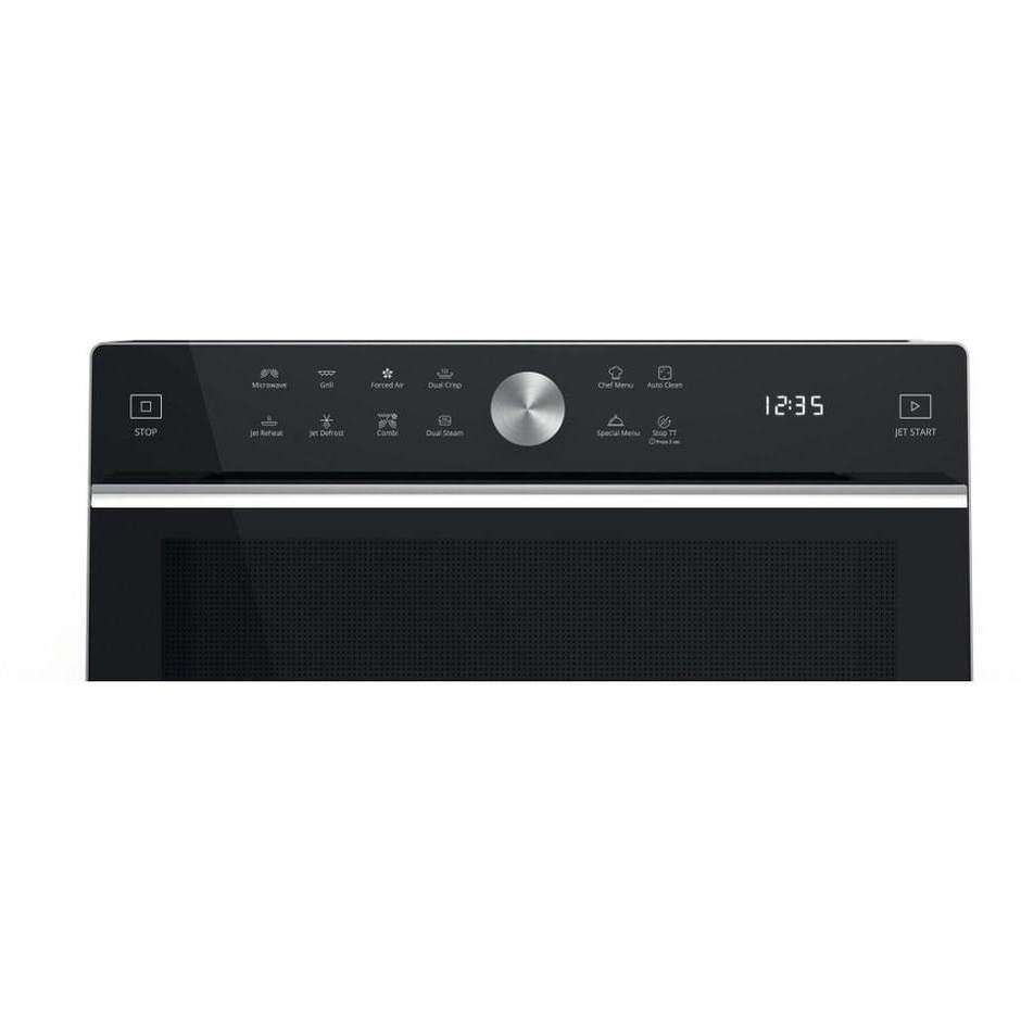 Whirlpool MWSC933SB Microonde Capacita 33 Lt Potenza 1700 W Colore Nero, Argento