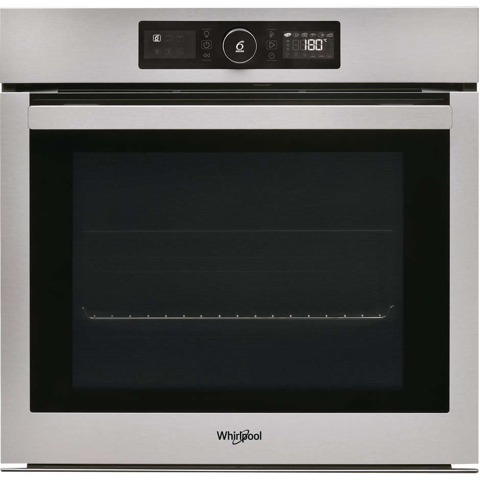 Whirlpool OAKZ9 6200 CS IX forno da incasso da 73 L, Cook3 e pulizia idrolitica, A+