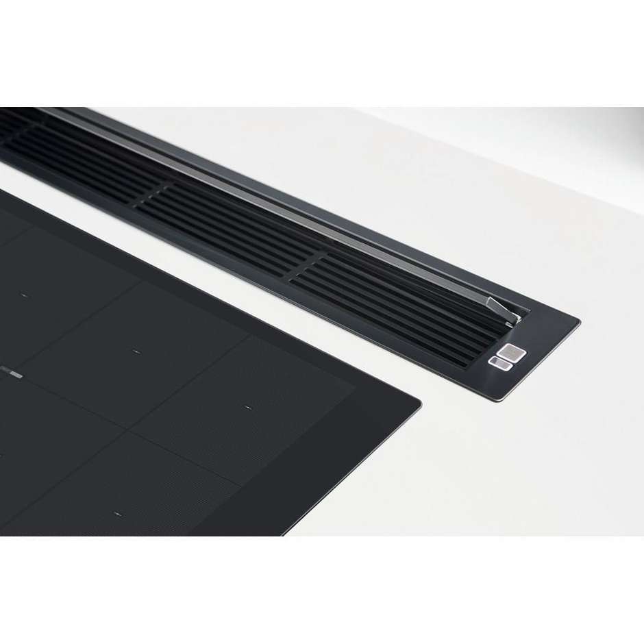 Whirlpool SMO 658C/NE piano a induzione 65 cm, 4 zone FlexiCook, nero