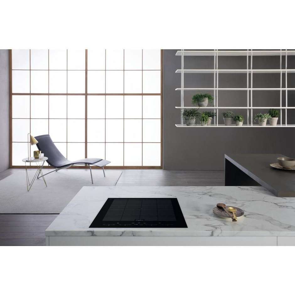 WHIRLPOOL SMO 658C/NE Piano Cottura a Induzione 65 cm 4 Zone Touch Control Nero
