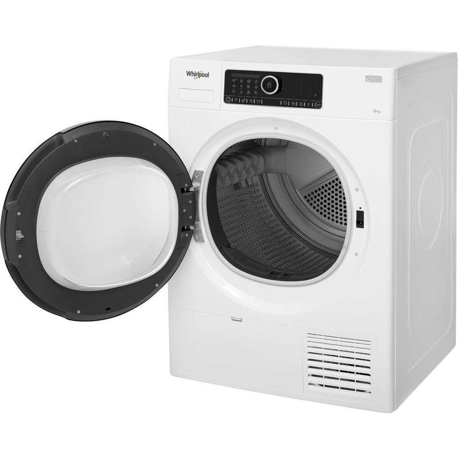 Whirlpool STU83EEU Asciugatrice a pompa di calore Capacità 8 Kg Classe A+++ colore bianco