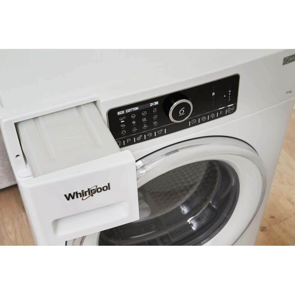 Whirlpool STU92XEU asciugatrice a pompa di calore capacità 9kg classe A++ colore bianco