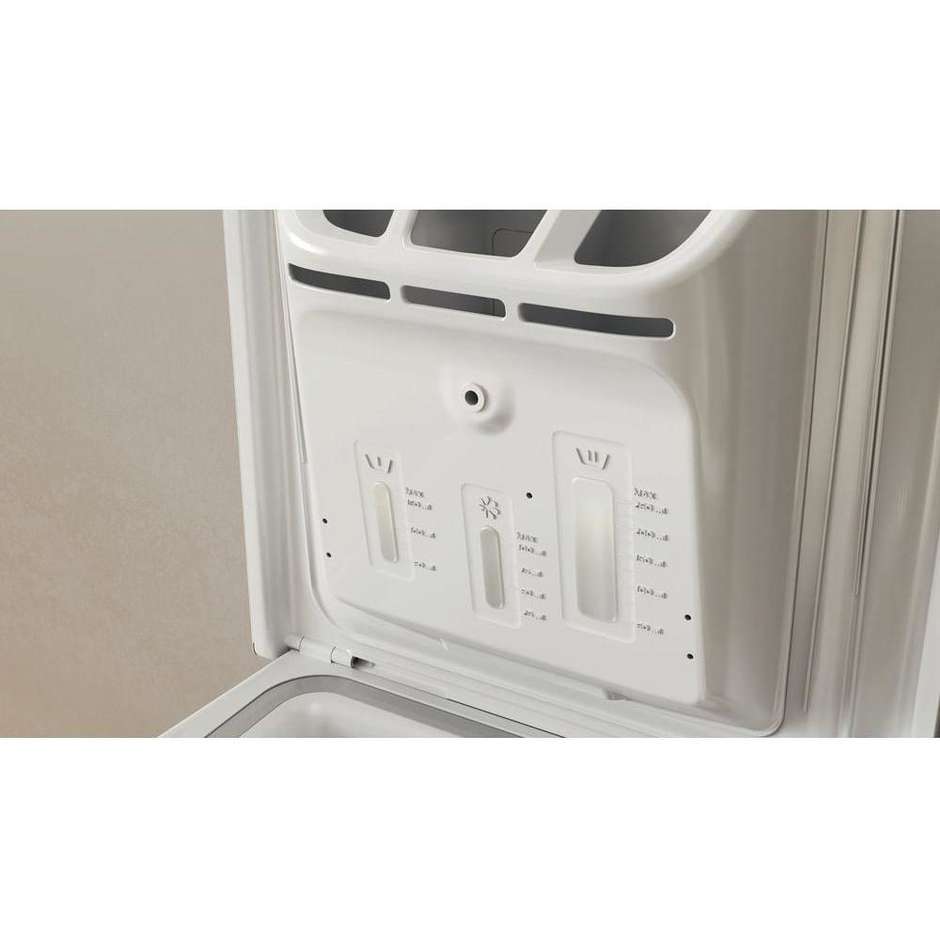 Whirlpool TDLR P66 BS IT lavatrice carica dall’alto 6 kg 1200 giri, classe A, bianca