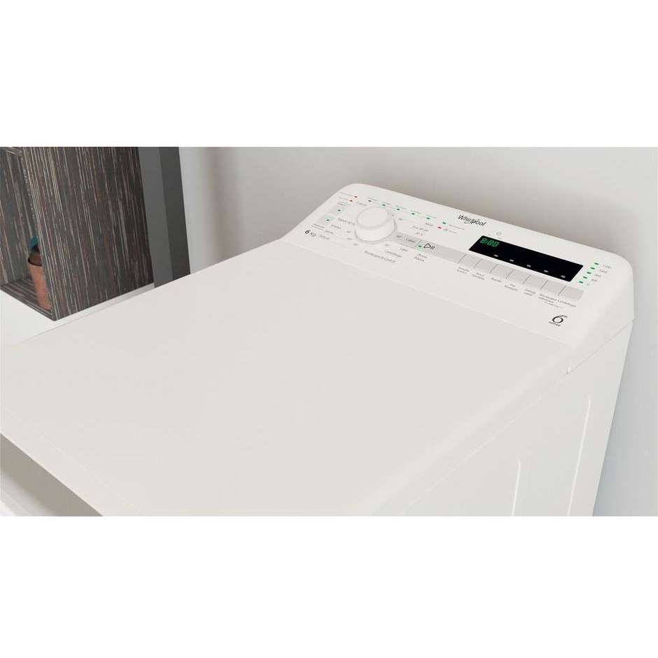 Whirlpool TDLR6240SI Lavasciuga 6+5 kg 1200 Giri/min Classe C Bianco