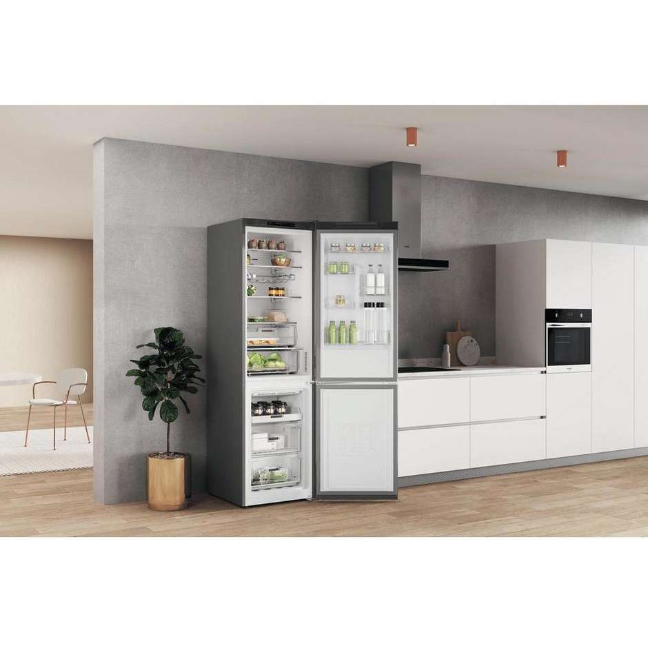 Whirlpool W Collection W7X 93A OX Frigorifero Combinato Total No Frost Zen Inverter 367 L Classe D Inox