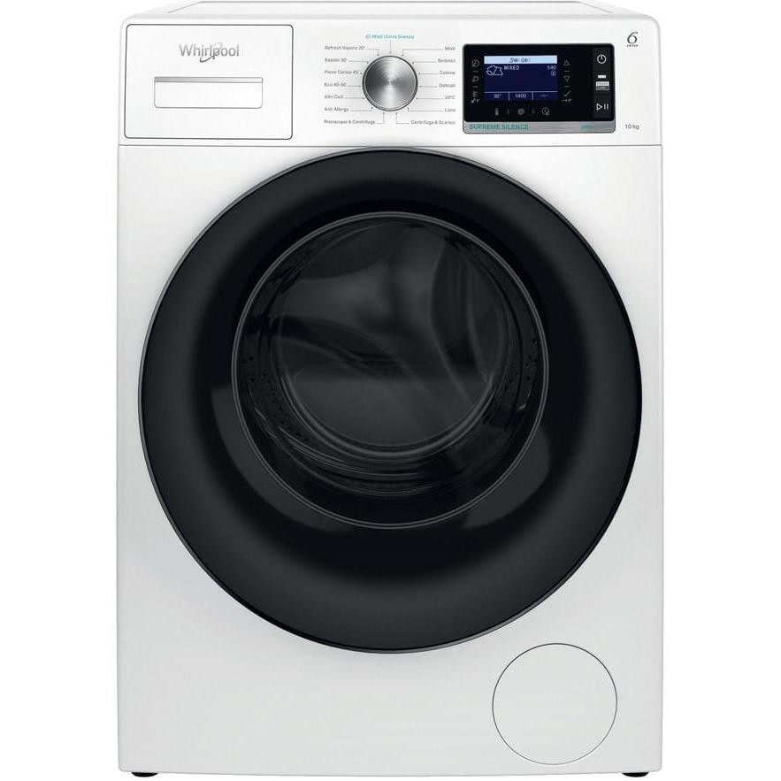 Whirlpool W608SILENCE Lavatrice Carica Frontale Capacita 10 Kg 1400 Giri/min Classe A Colore Bianco