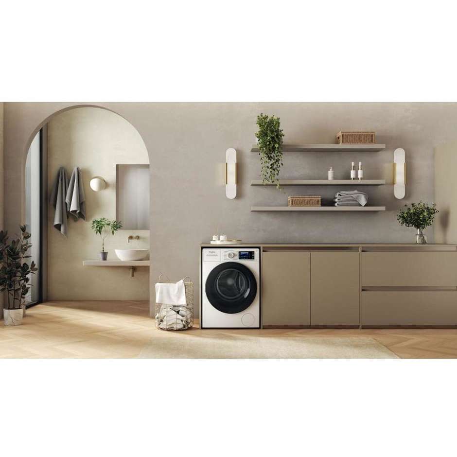 Whirlpool W608SILENCE Lavatrice Carica Frontale Capacita 10 Kg 1400 Giri/min Classe A Colore Bianco