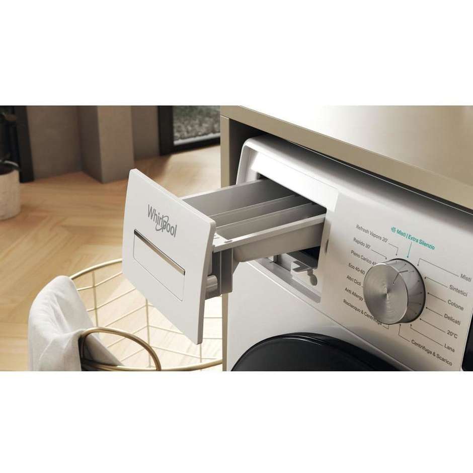 Whirlpool W608SILENCE Lavatrice Carica Frontale Capacita 10 Kg 1400 Giri/min Classe A Colore Bianco