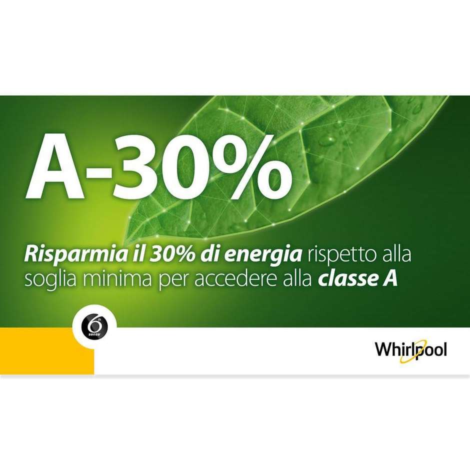 Whirlpool W608SILENCE Lavatrice Carica Frontale Capacita 10 Kg 1400 Giri/min Classe A Colore Bianco