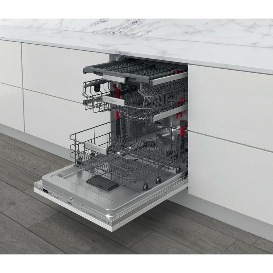 Whirlpool W6I D741A S lavastoviglie a scomparsa totale 60 cm, 14 coperti, classe C