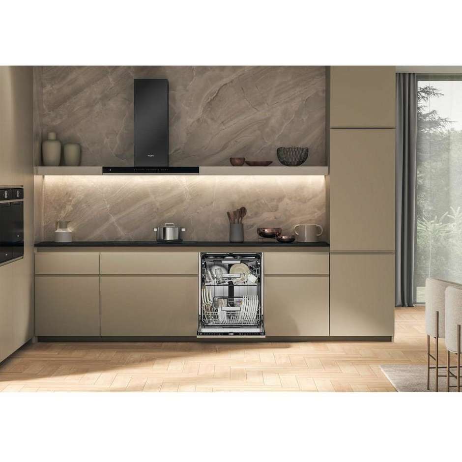 Whirlpool W7IHF60TU Lavastoviglie a Scomparsa Totale 60 cm 15 Coperti MaxiSpace PowerClean Pro Classe A NaturalDry