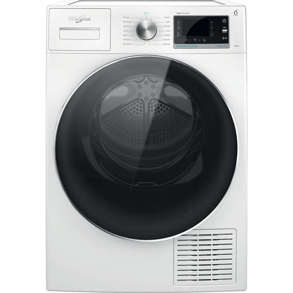 Whirlpool W7X D95WR IT Asciugatrice a Pompa di Calore 9 kg Classe A++ Bianco