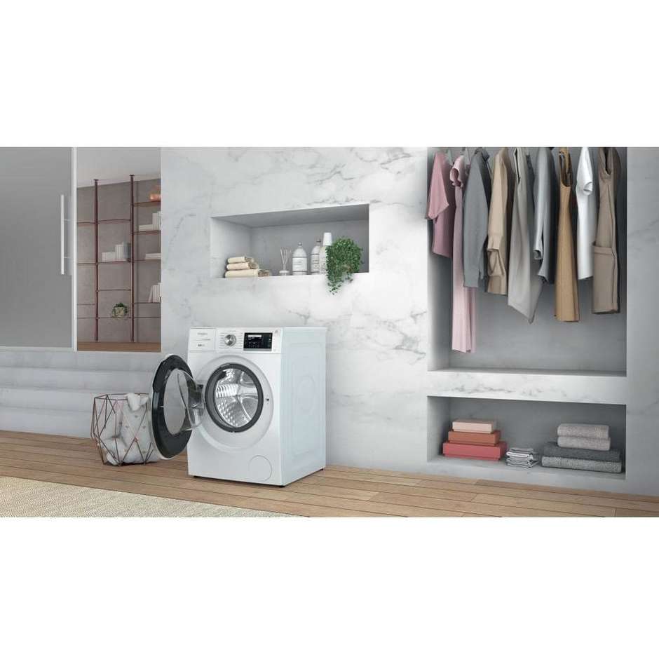 Whirlpool W8 W046WR IT Lavatrice Carica Frontale Capacita 10 Kg 1400 Giri/min Classe A Colore Bianco