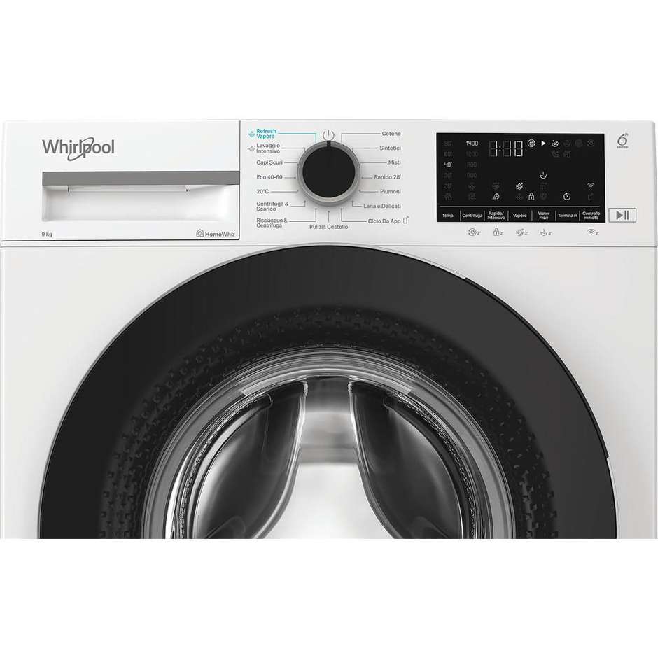 Whirlpool WAM 99WB IT lavatrice 9 kg 1400 giri, Wi-Fi, classe A