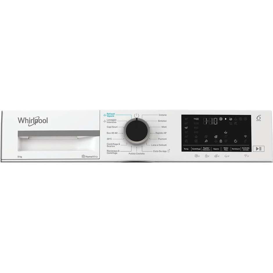 Whirlpool WAM 99WB IT lavatrice 9 kg 1400 giri, Wi-Fi, classe A