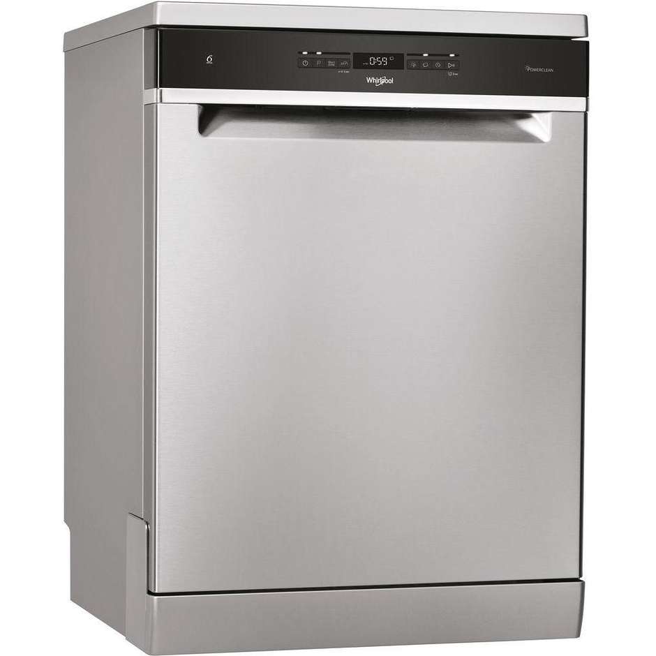Whirlpool WFO3O41PLX Lavastoviglie a scomparsa totale 14 Coperti 10 Programmi Classe C colore acciaio inox