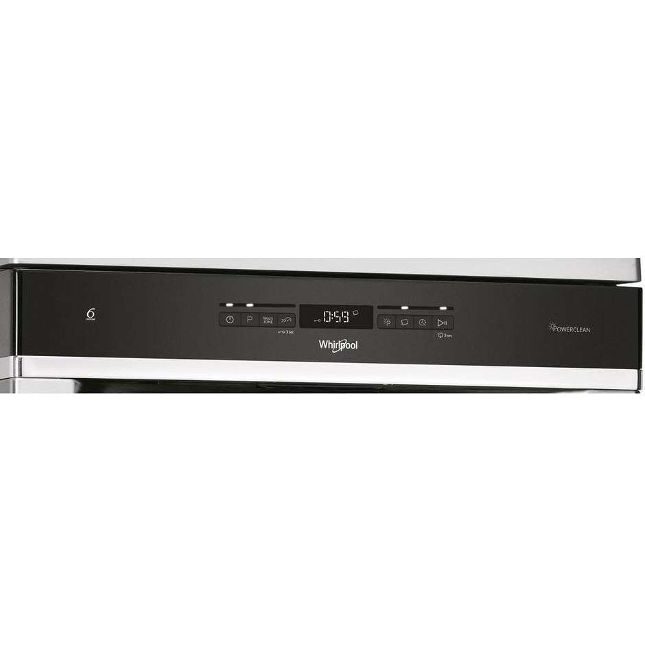 Whirlpool WFO3O41PLX Lavastoviglie a scomparsa totale 14 Coperti 10 Programmi Classe C colore acciaio inox