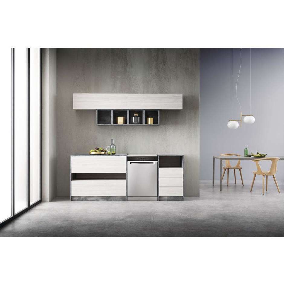 Whirlpool WFO3O41PLX Lavastoviglie a scomparsa totale 14 Coperti 10 Programmi Classe C colore acciaio inox