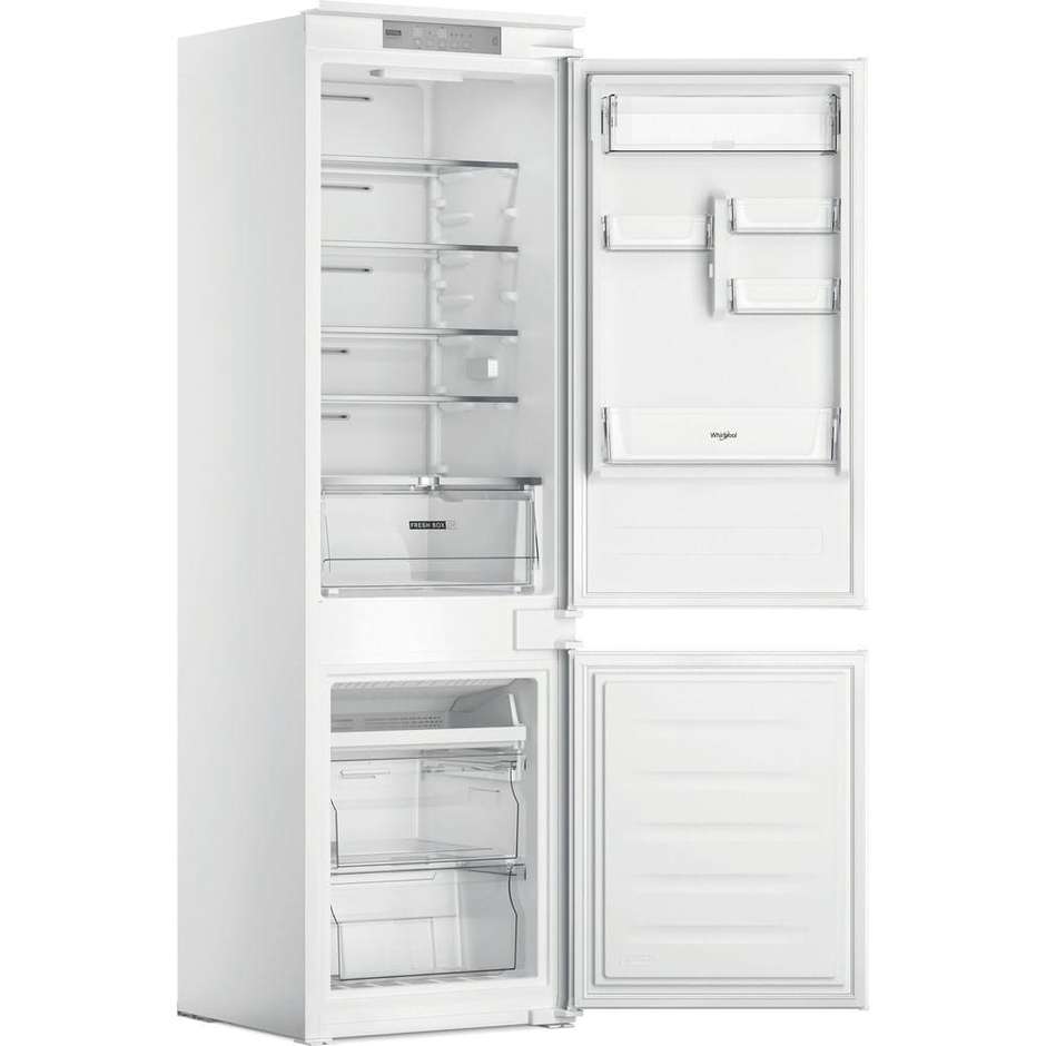 WHIRLPOOL WHC18 T514 Frigorifero Combinato da Incasso 250 L Aria Circolante Dinamica Classe C 32 dB