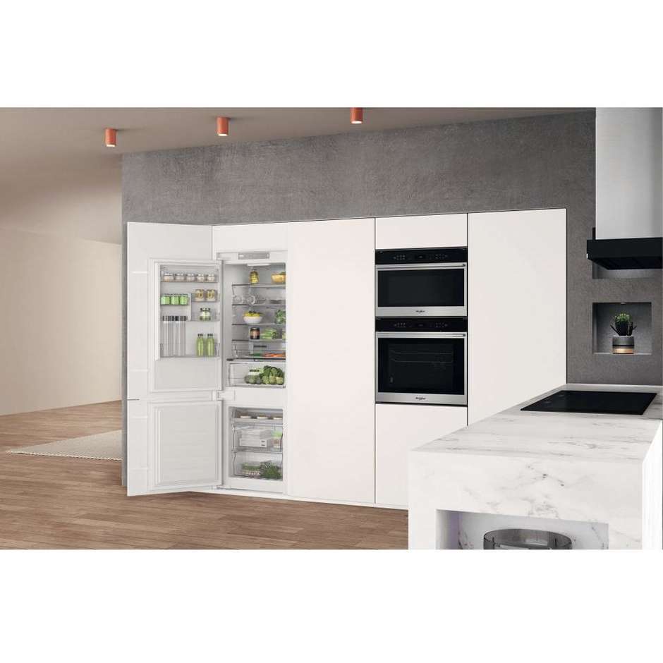Whirlpool WHC18T332 Frigorifero Combinato da incasso Capacità 250 Lt Classe E No Frost Colore Bianco