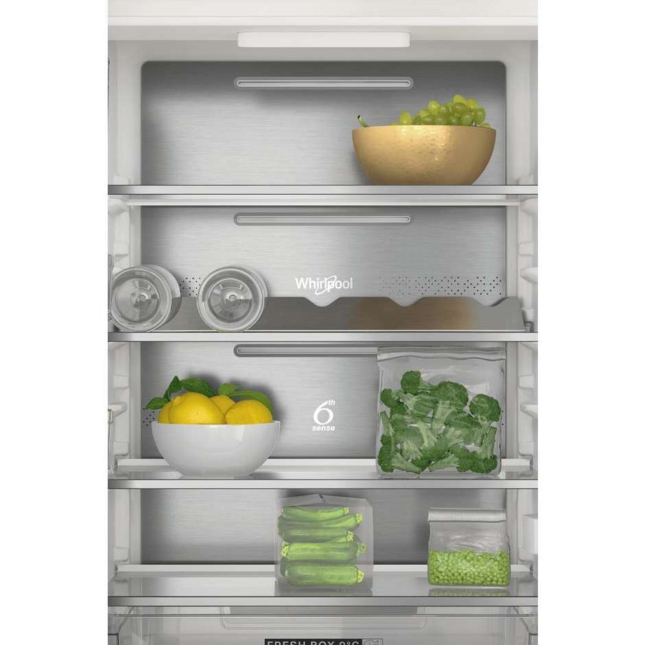Whirlpool WHC18T332 Frigorifero Combinato da incasso Capacità 250 Lt Classe E No Frost Colore Bianco