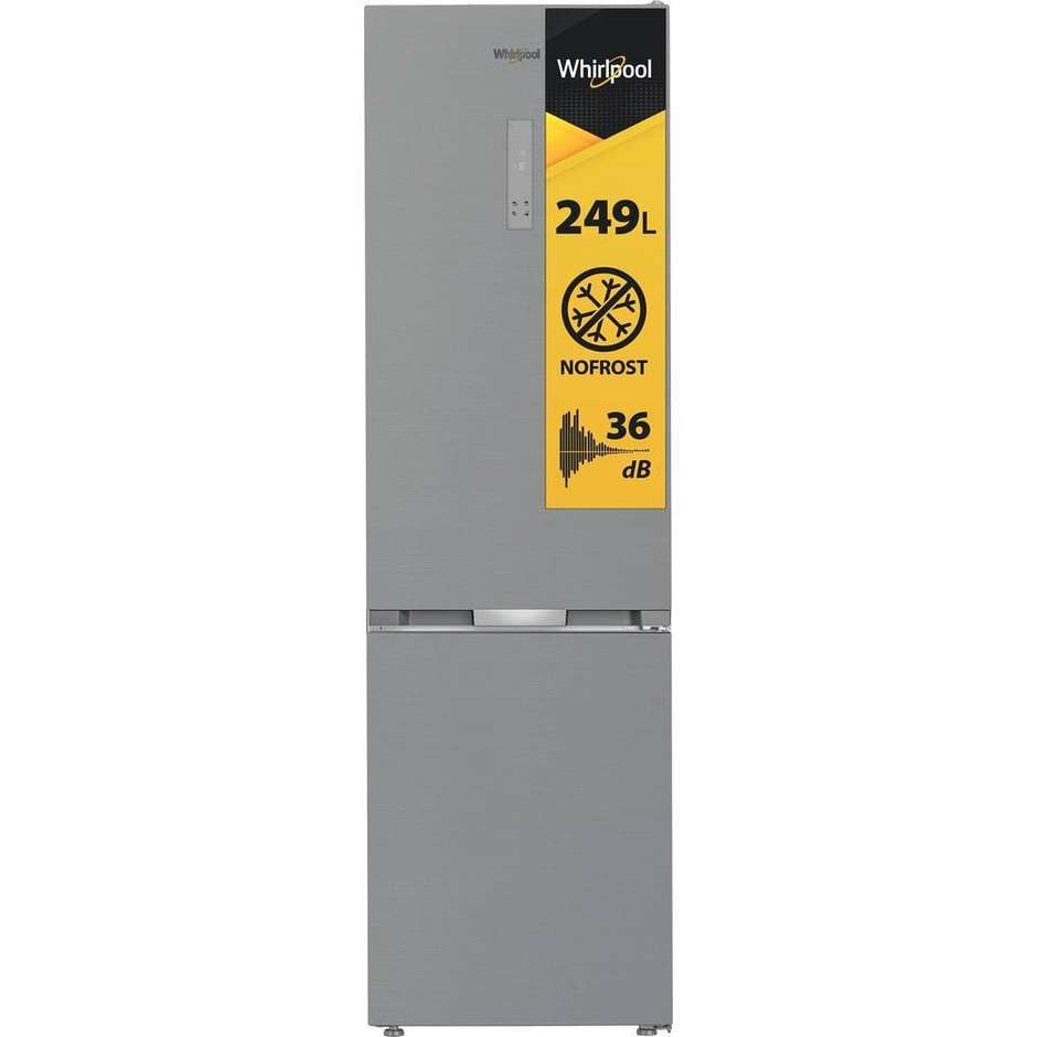 Whirlpool WHK 26403 XP6E1 Frigorifero combinato No Frost 355 L Inox