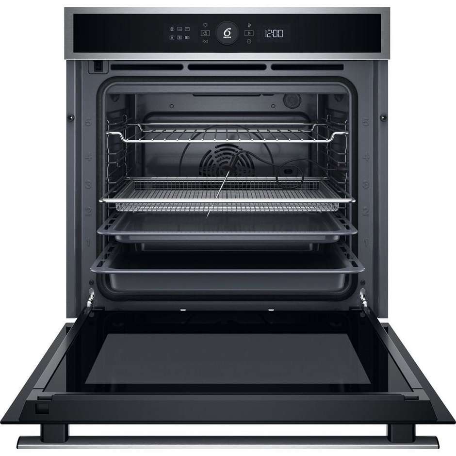 Whirlpool WOI4IS8PPM0SXA forno da incasso 73 L Steam+ AirFry e pirolisi, inox