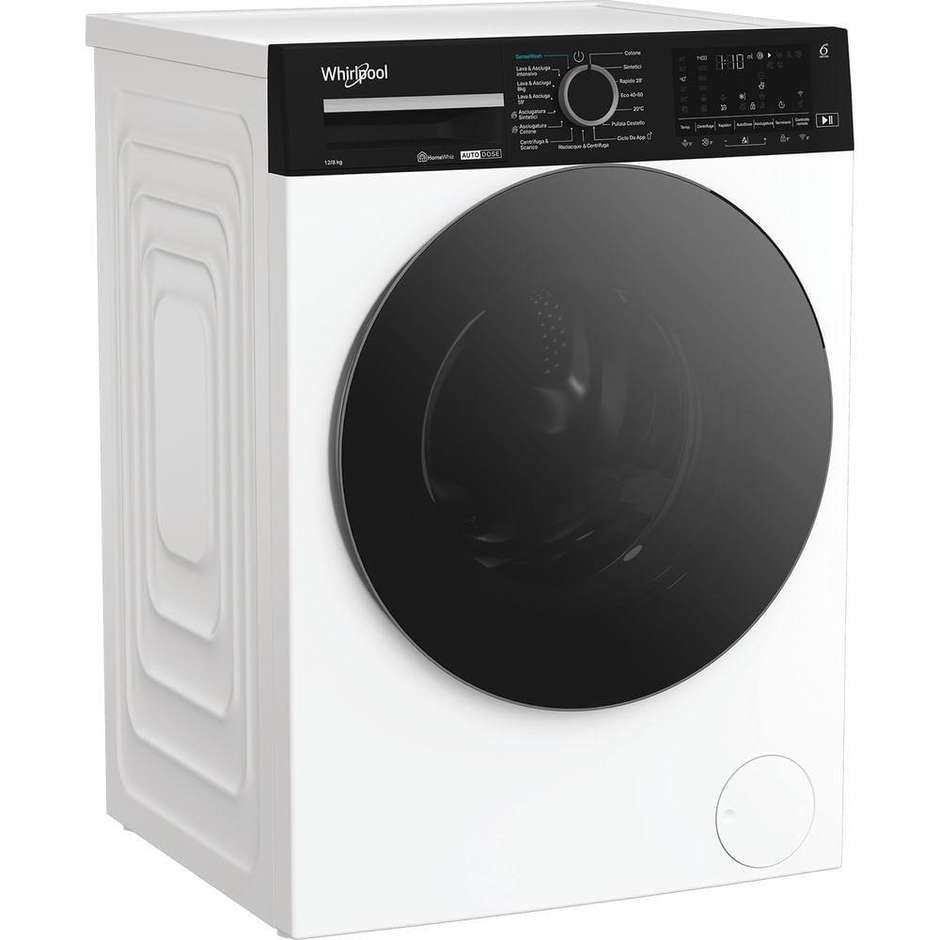 Whirlpool WPD2836WADSIT Lavasciuga 12+8 kg 1400 giri Classe D Bianca