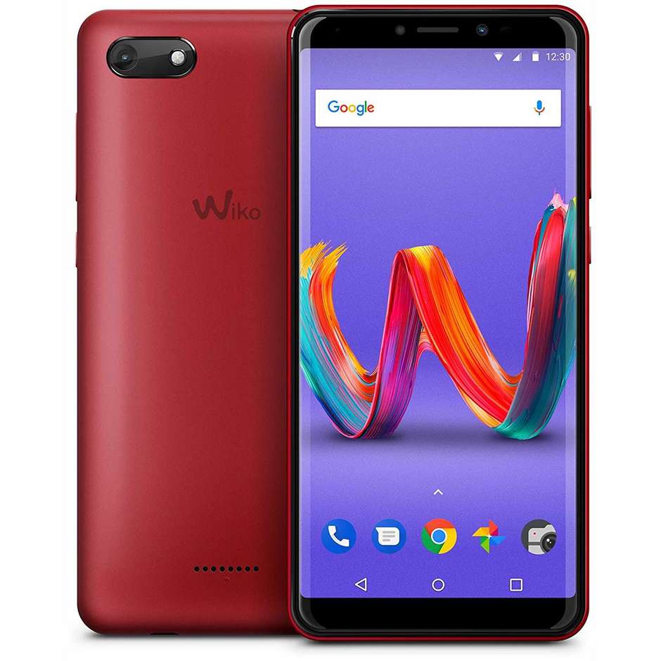Wiko Harry 2 Smartphone 5,45" HD Dual Sim memoria 16 GB Fotocamera 13 MP Android colore Rosso