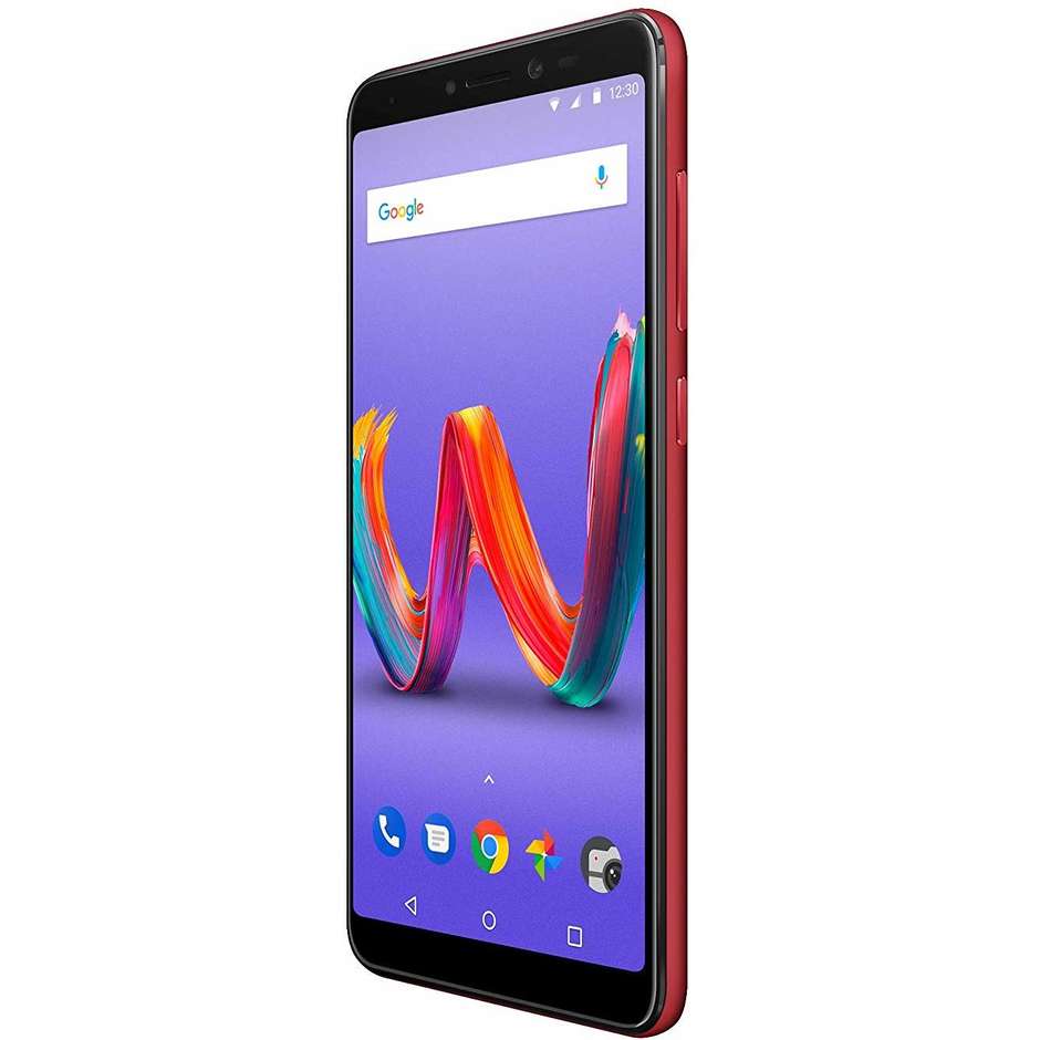 Wiko Harry 2 Smartphone 5,45" HD Dual Sim memoria 16 GB Fotocamera 13 MP Android colore Rosso
