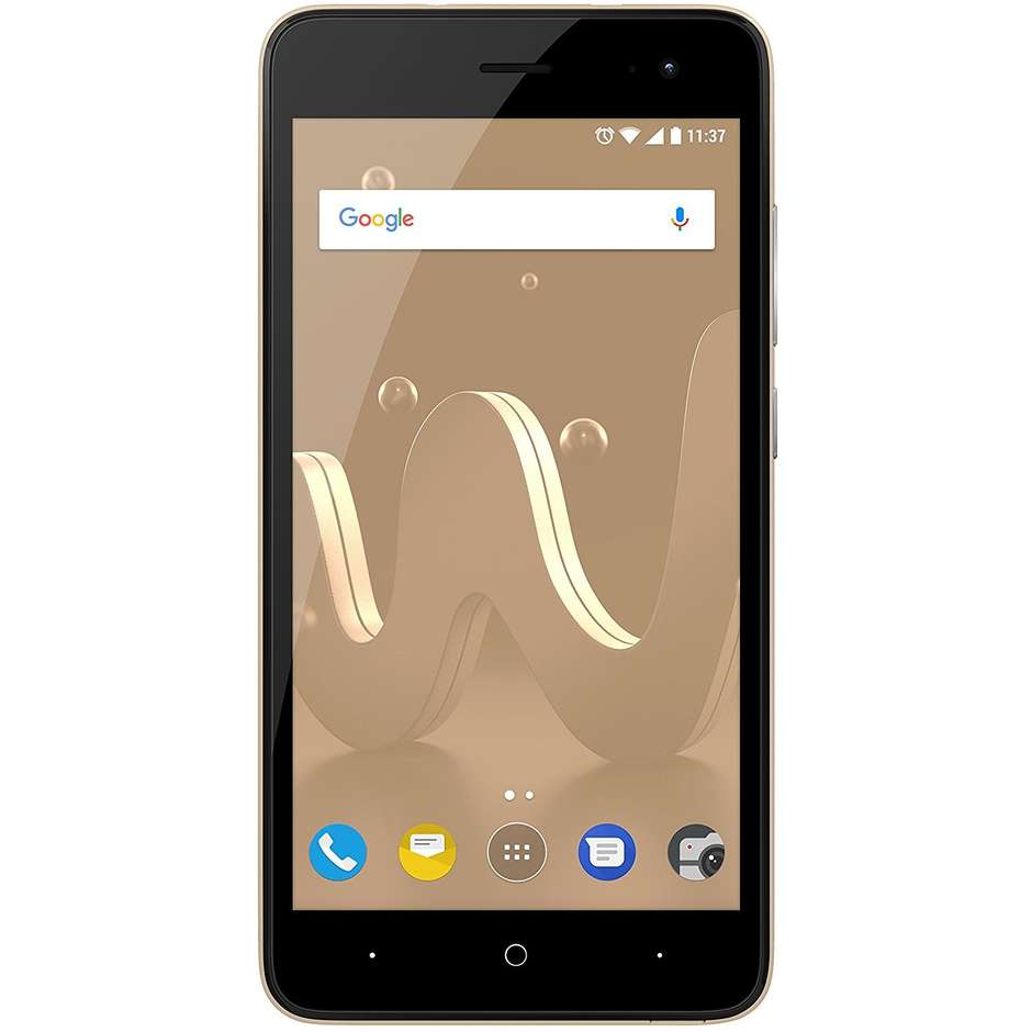Wiko Jerry 2 Smartphone Dual Sim Display 5 pollici Ram 1 Gb 8 Gb espandibile colore Oro