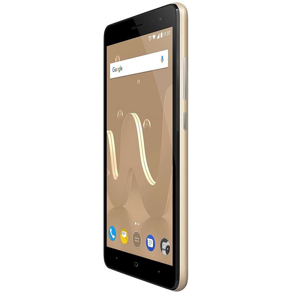 Wiko Jerry 2 Smartphone Dual Sim Display 5 pollici Ram 1 Gb 8 Gb espandibile colore Oro
