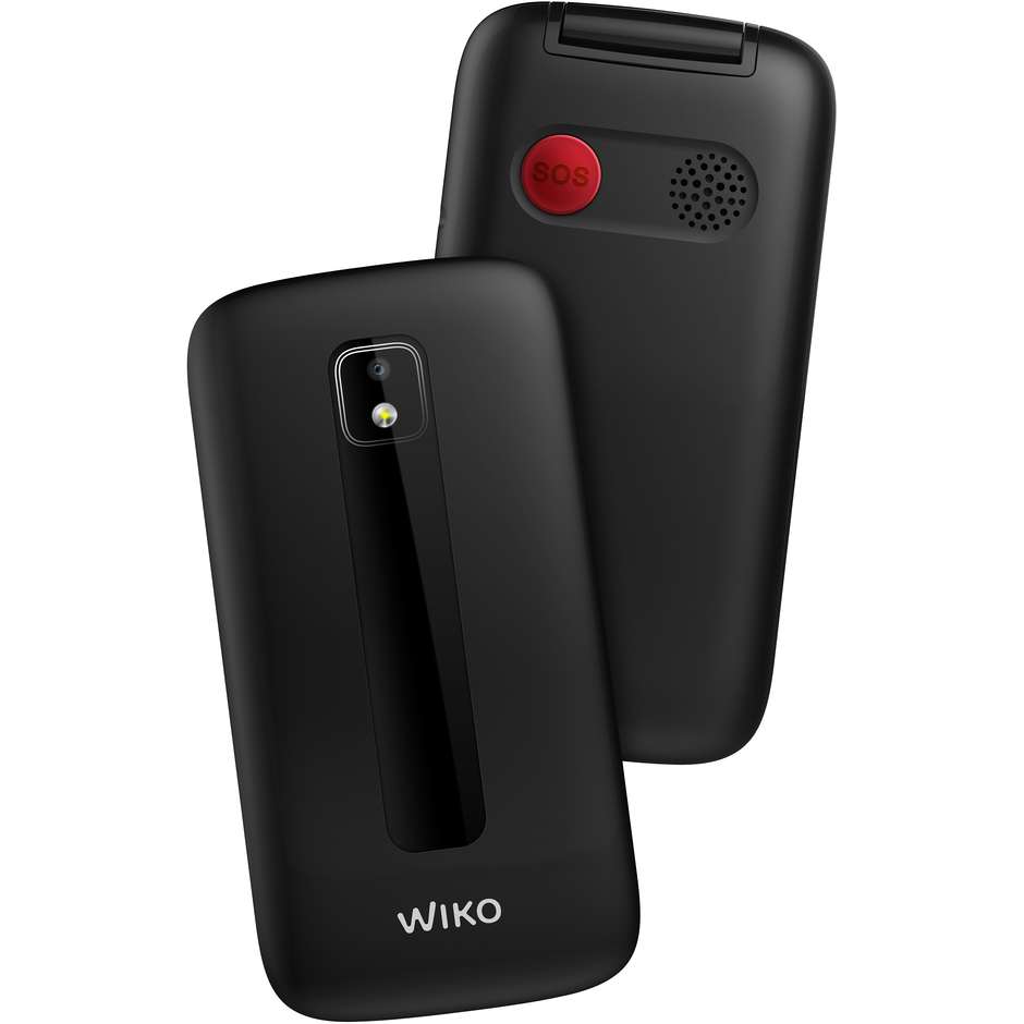Wiko Mobile F300 Telefono Cellulare 2,8" 2G Doppia SIM Memoria 16 Gb colore nero