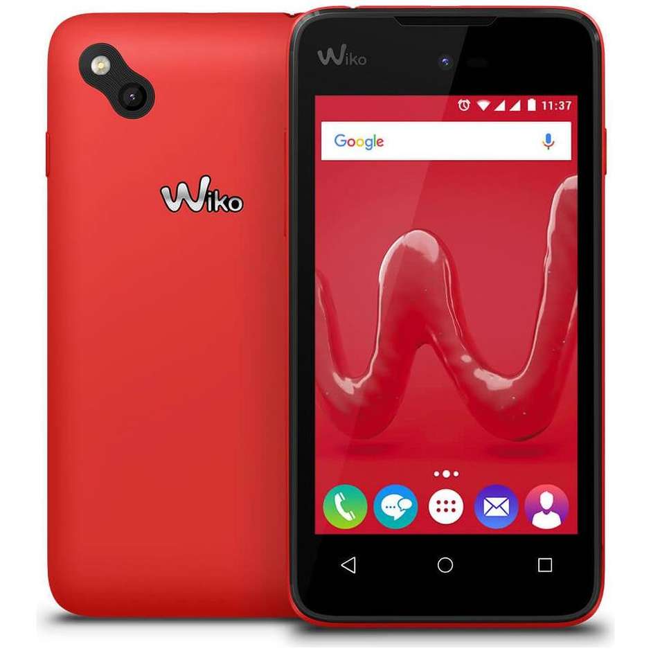 Wiko SUNNY 3 smartphone 5" fotocamere 5/2 Mpx Android Oreo colore Cherry Red
