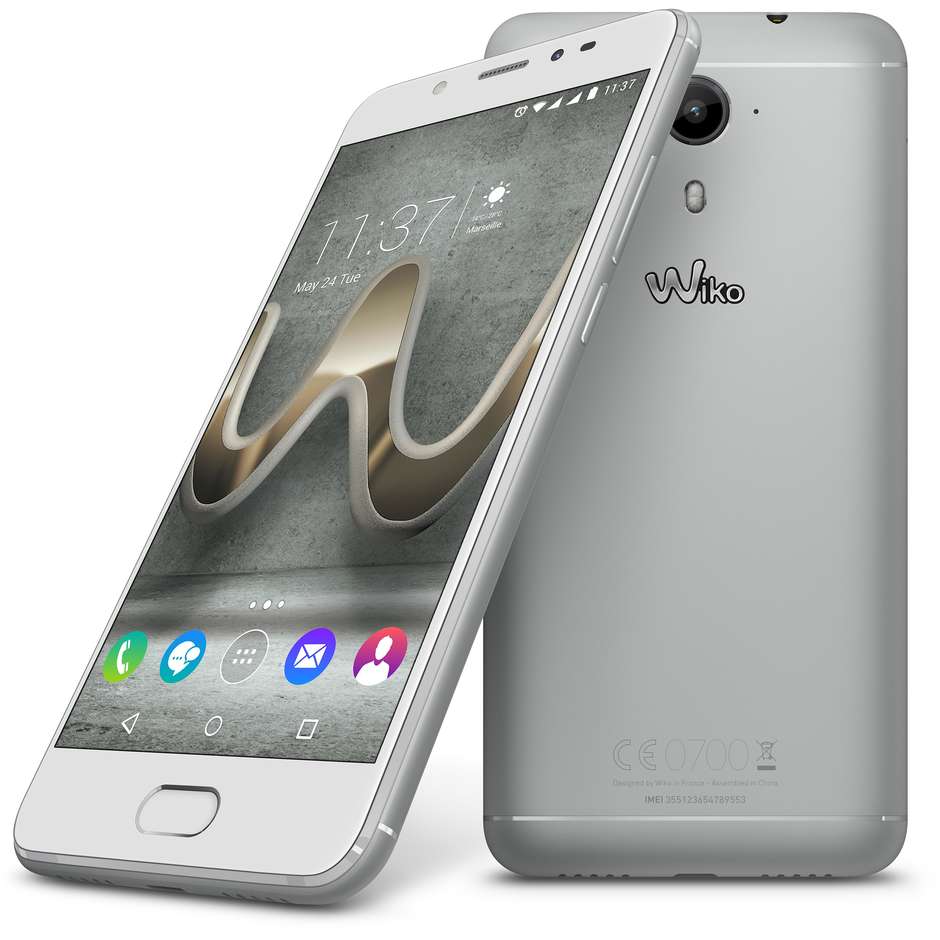 Wiko Ufeel Prime colore Argento Smartphone Dualsim
