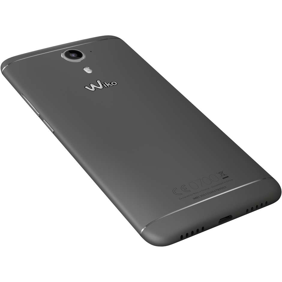 Wiko Ufeel Prime Dual Sim Smartphone Display 5 pollici Ram 4 Gb 32 Gb espandibile colore Antracite