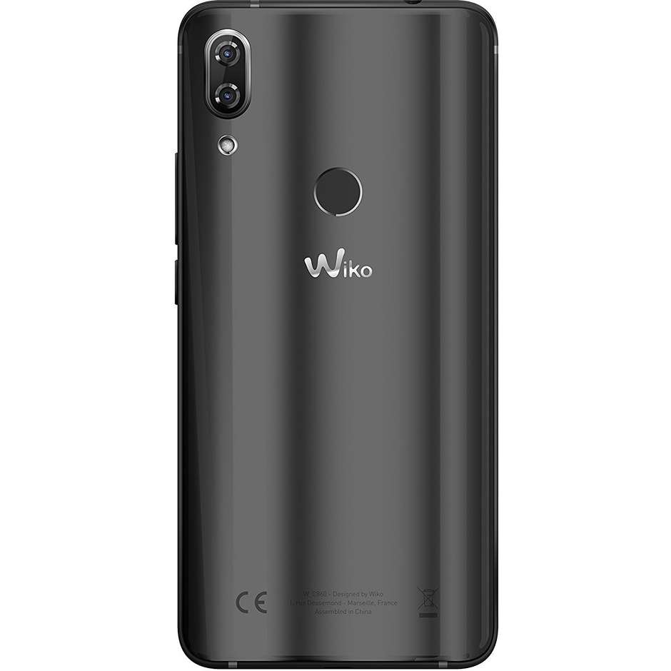 Wiko View2 Pro 4G Smartphone 6" Dual Sim memoria 64 GB Fotocamera 16 MP Android colore antracite