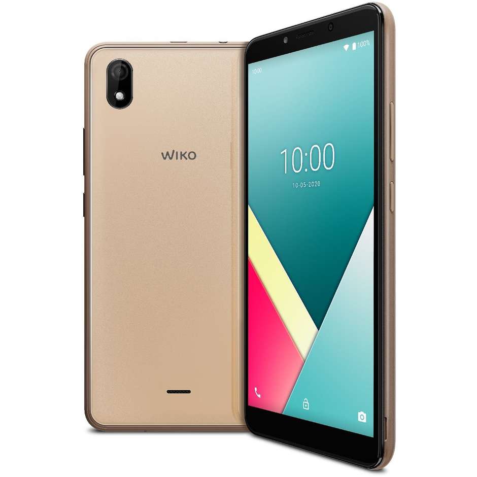 Wiko Y61 Smartphone 5,99" Dual Sim Ram 1 GB Memoria 16 GB 4G Android 10.0 colore Oro