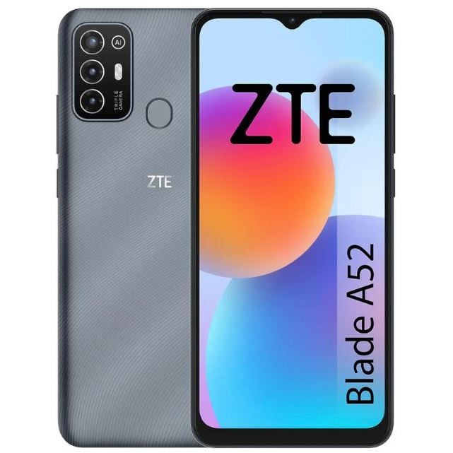 Wind ZTE Blase A52 Smartphone 6.52" Ram 2 GB Memoria 32 GB Colore Grigio