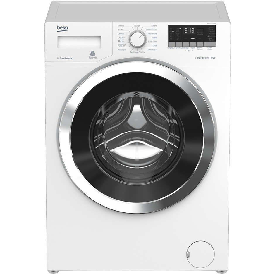 WTV8633XC0 Beko lavatrice carica frontale 8 Kg 1200 giri classe A+++-10 colore bianco