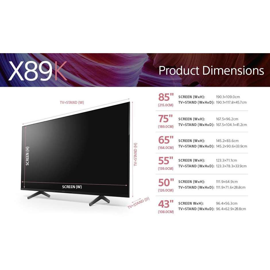 x85 50 led 4k hdr google tv